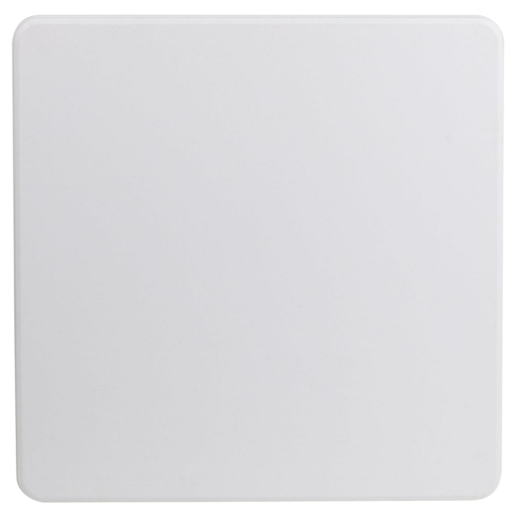 FLASH 2.85-Foot Square Plastic Folding Table